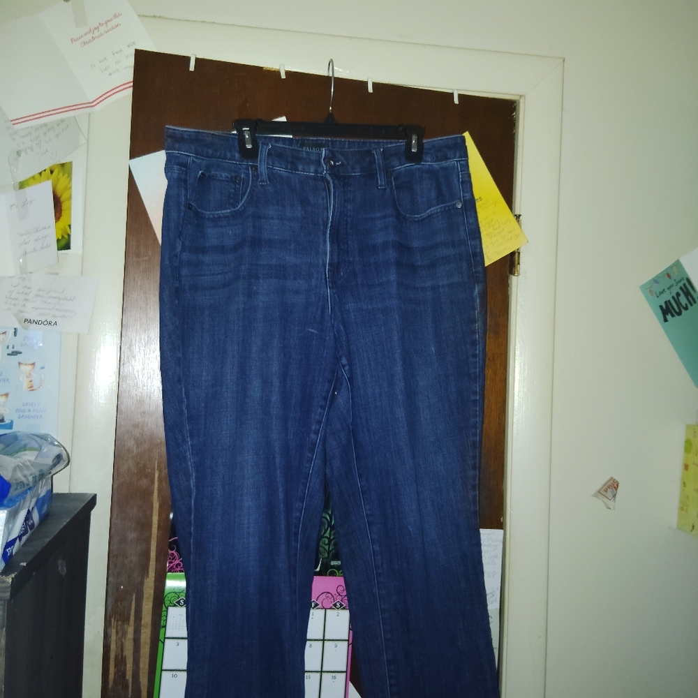 TALBOTS Modern Ankle Jean - PLUS SIZE dark wash - Picture 5 of 11